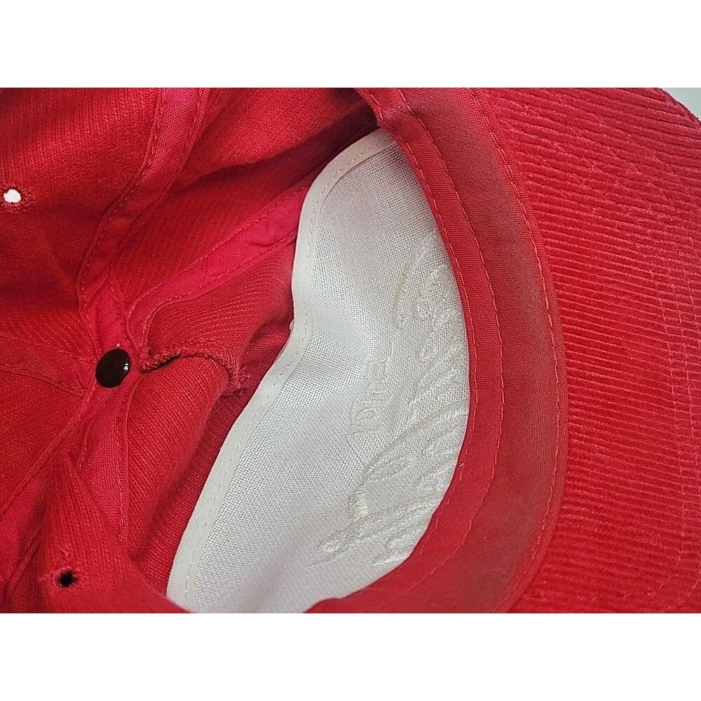 Vintage 70s 80s Coca Cola Corduroy Promo Hat Coke Soda Drink Trucker YA Headwear - Picture 7 of 9